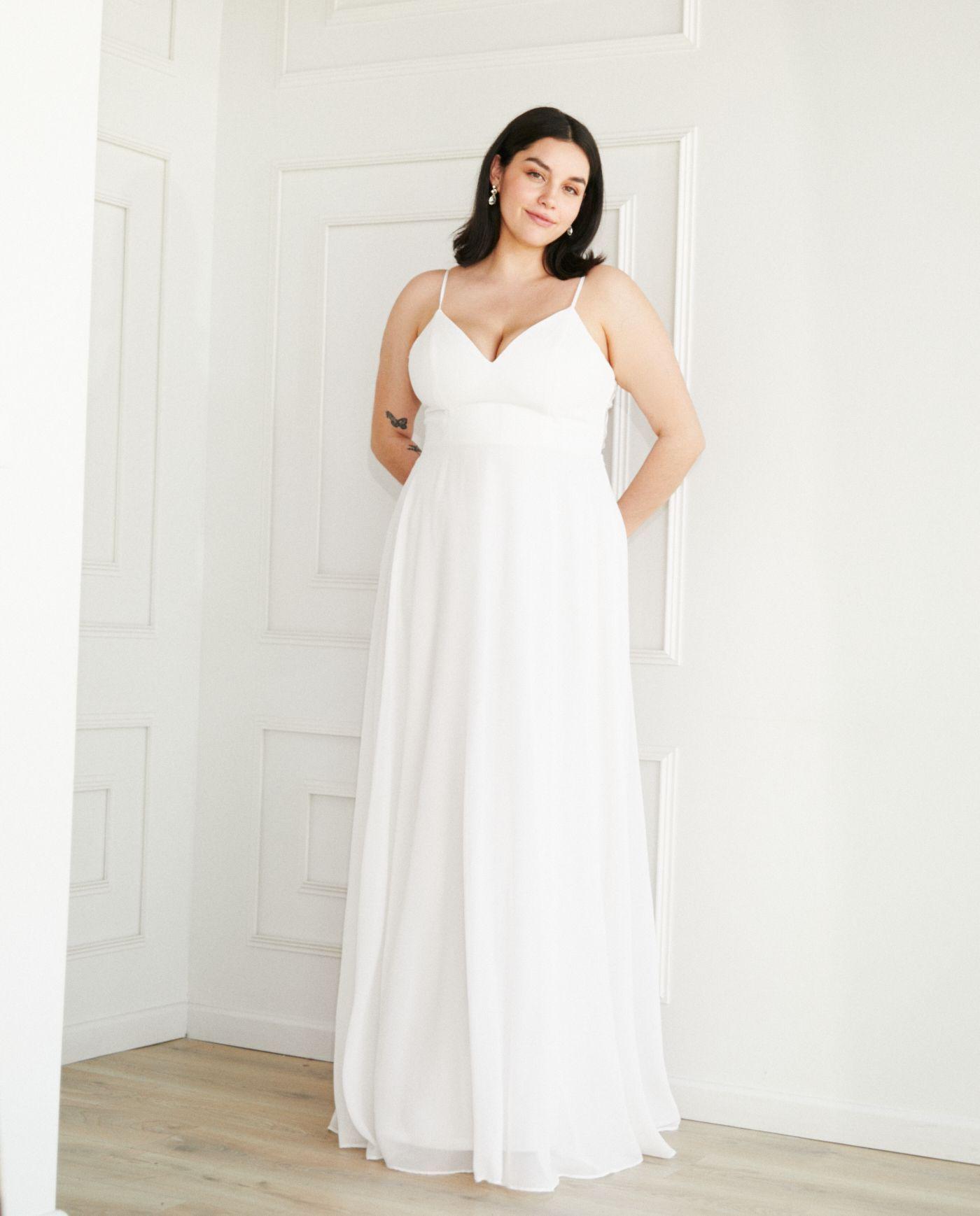 Vestido Largo Aria Ivory-0