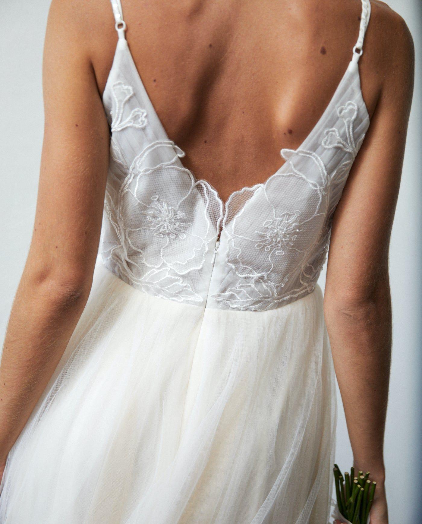 Vestido Largo de Novia Soleil Nude-3