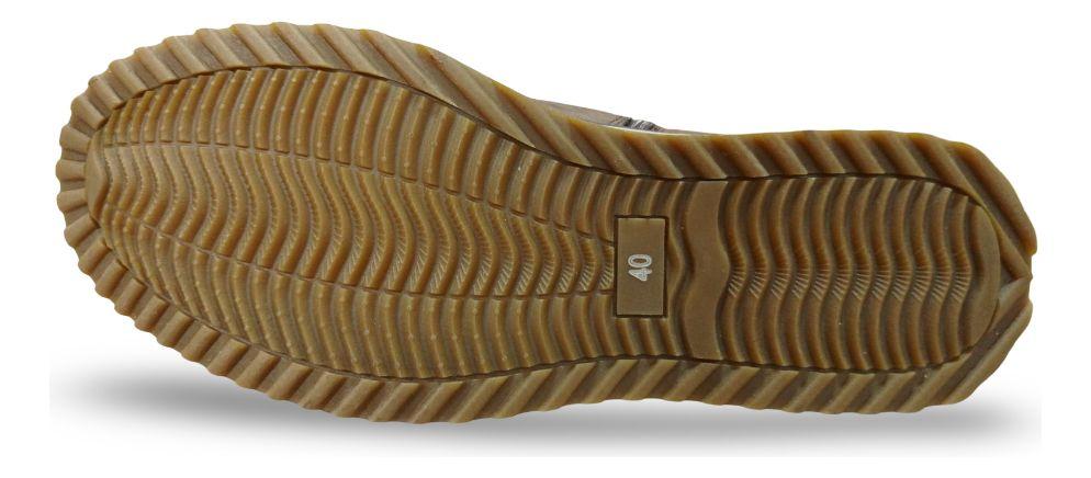 Botines Hombre Outdoor Café Con Cordones Acolchado Y Suela A-4