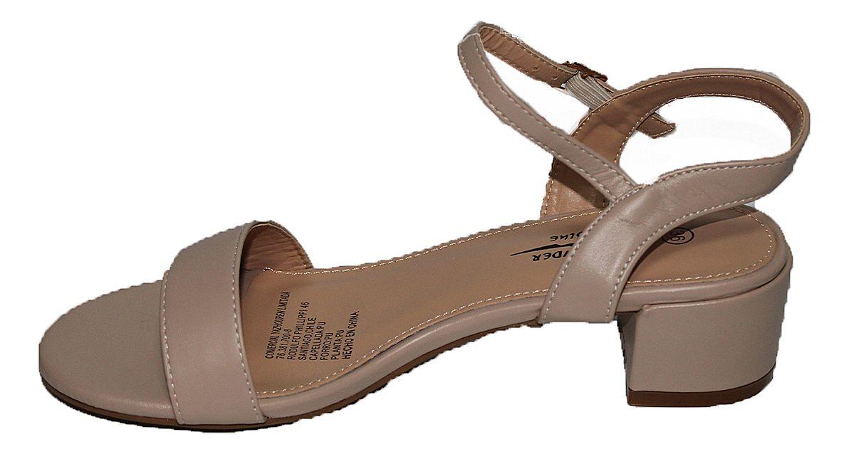 Sandalia Chalas De Taco Bajo Casual Para Dama-3