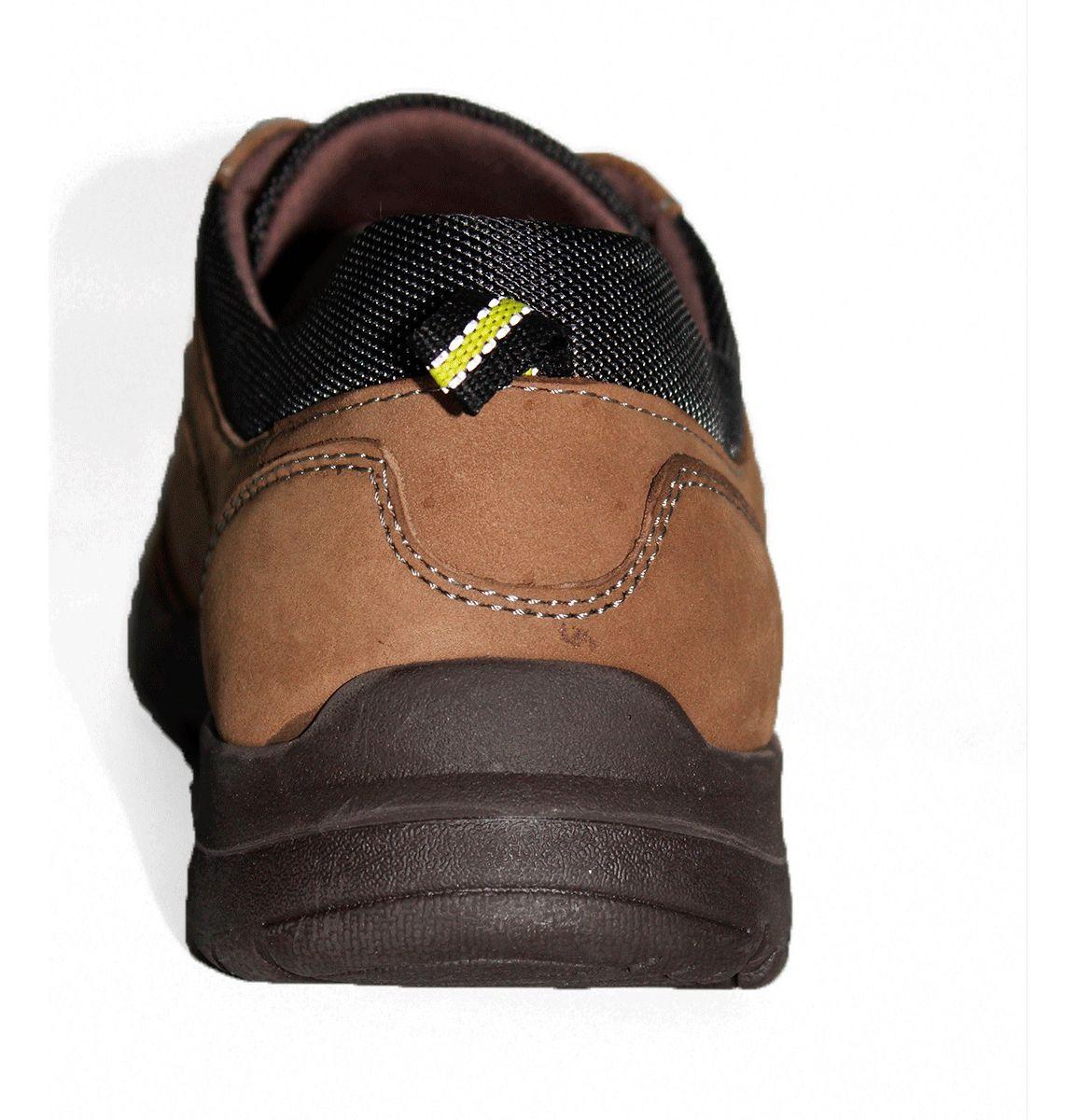 Zapato Casual Masculino Cuero Brown/kaki Thunder Blue-3
