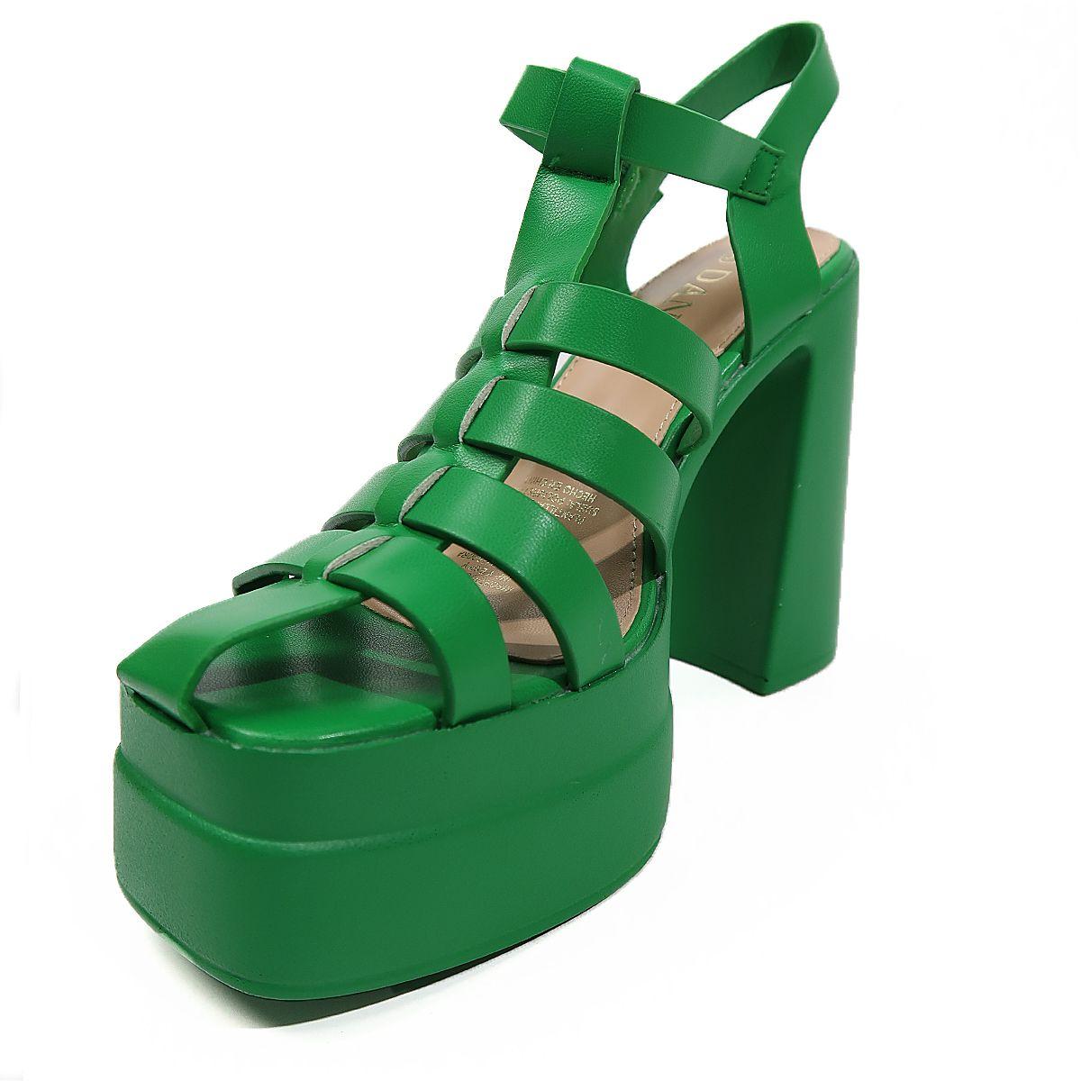 Sandalias Con Taco Cerradas De Tiras En Colores-8