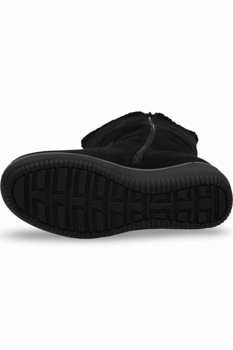 Botines Invierno Gamuza, Forradas Chiporro Y Botones Mujer-1