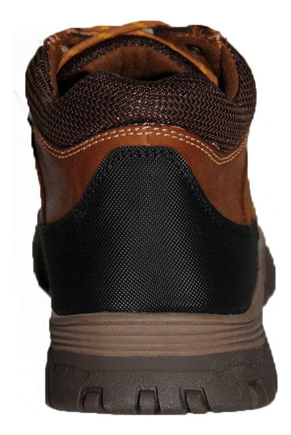 Botín Bota Hombre 100% Cuero Marrón Thunder Casual Ligera-6