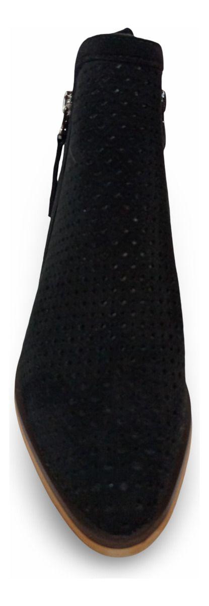 Cómodas Botas De Mujer Botín Campero Vaqueras Silver Black-6