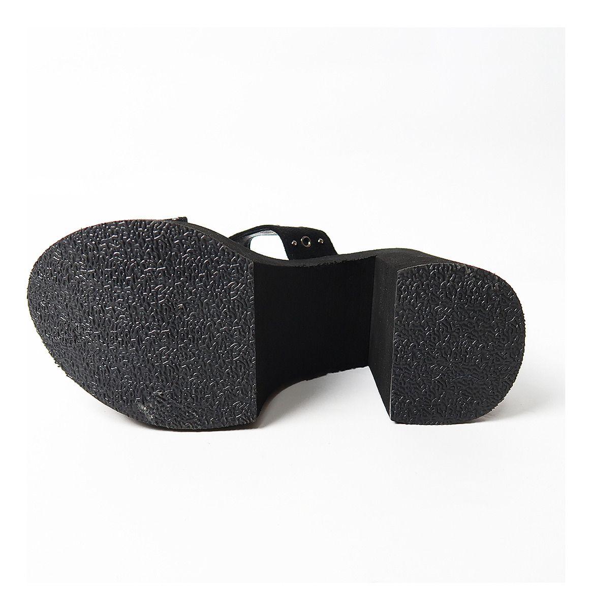 Sandalia Plataforma Alta Mujer De Taco Y Hebillas Metálicas-7