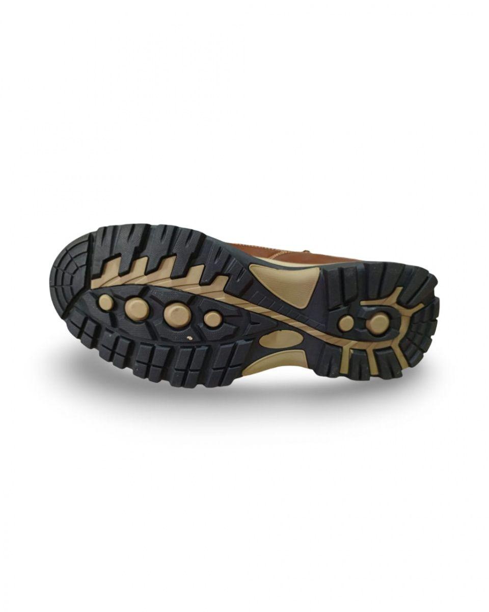 Botín Bota 100% Cuero Hombre Acolchado Suela Antideslizante-3