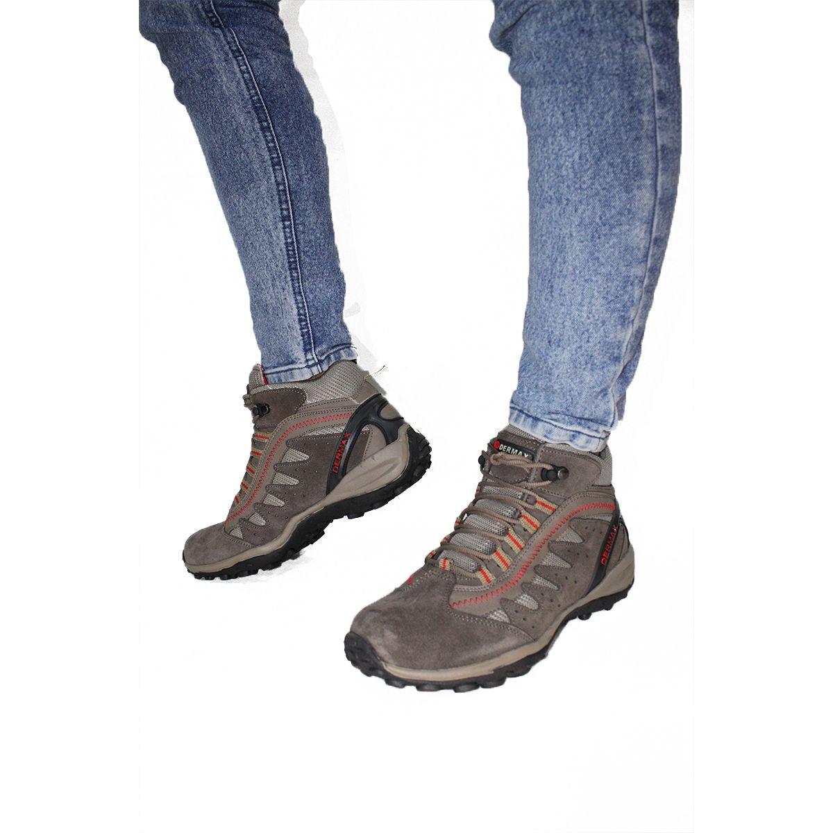 Zapatilla Impermeable Hombre En Cuero Peruano Trekking-1