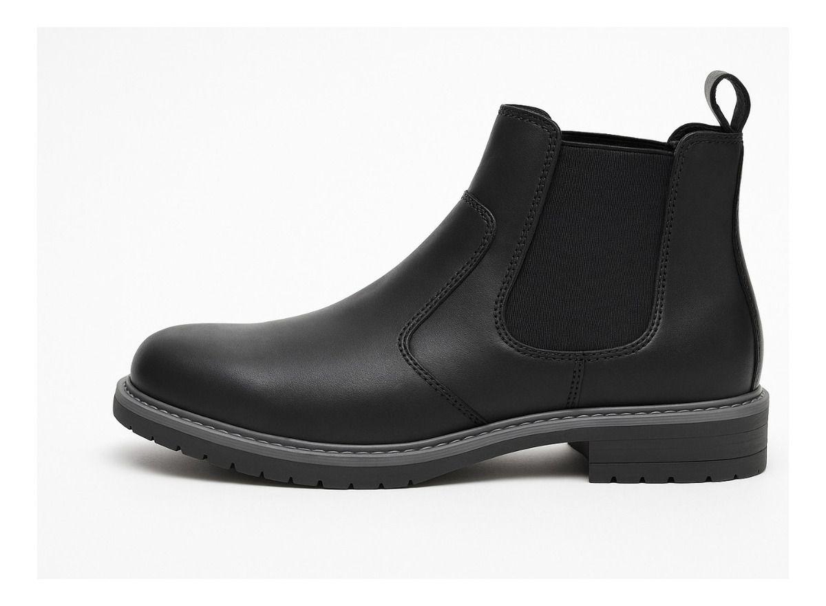 Bota O Botín De Caballero Casual 100% Cuero-2