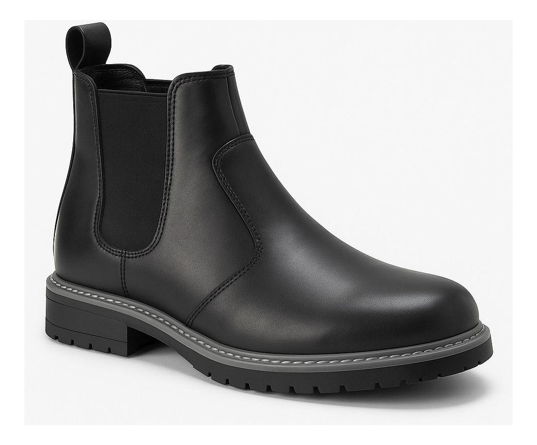 Bota O Botín De Caballero Casual 100% Cuero-4