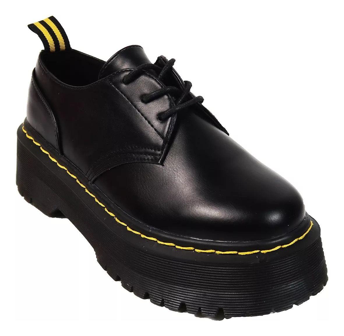 Zapatos Mocasines Casual Plataforma Mujer Rojo Y Negro-3