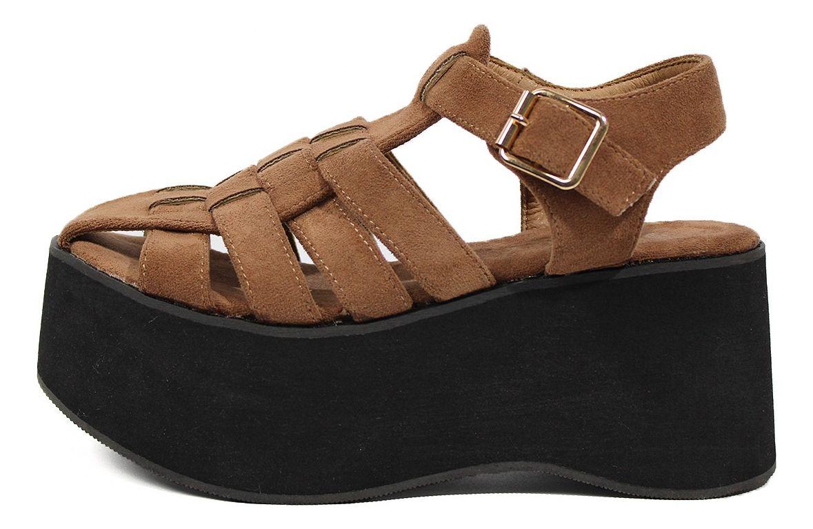 Sandalia Casual Plataforma Liviana Cerradas Verano-0