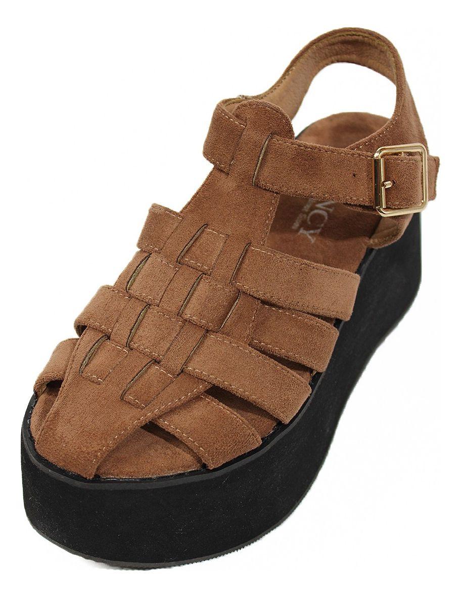 Sandalia Casual Plataforma Liviana Cerradas Verano-1