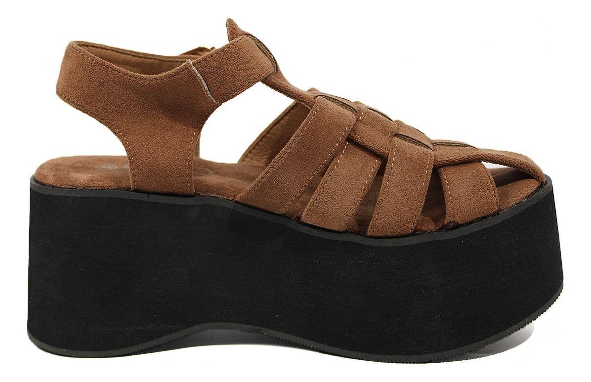 Sandalia Casual Plataforma Liviana Cerradas Verano-4