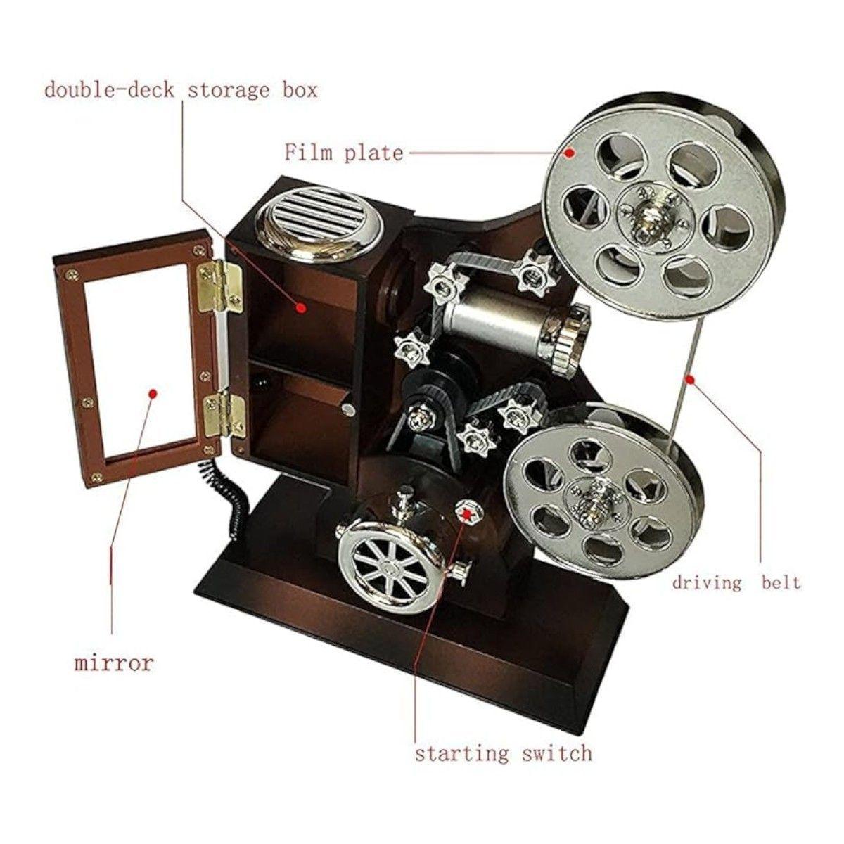 Proyector con Movimiento decoracion Caja Musical NB95-3
