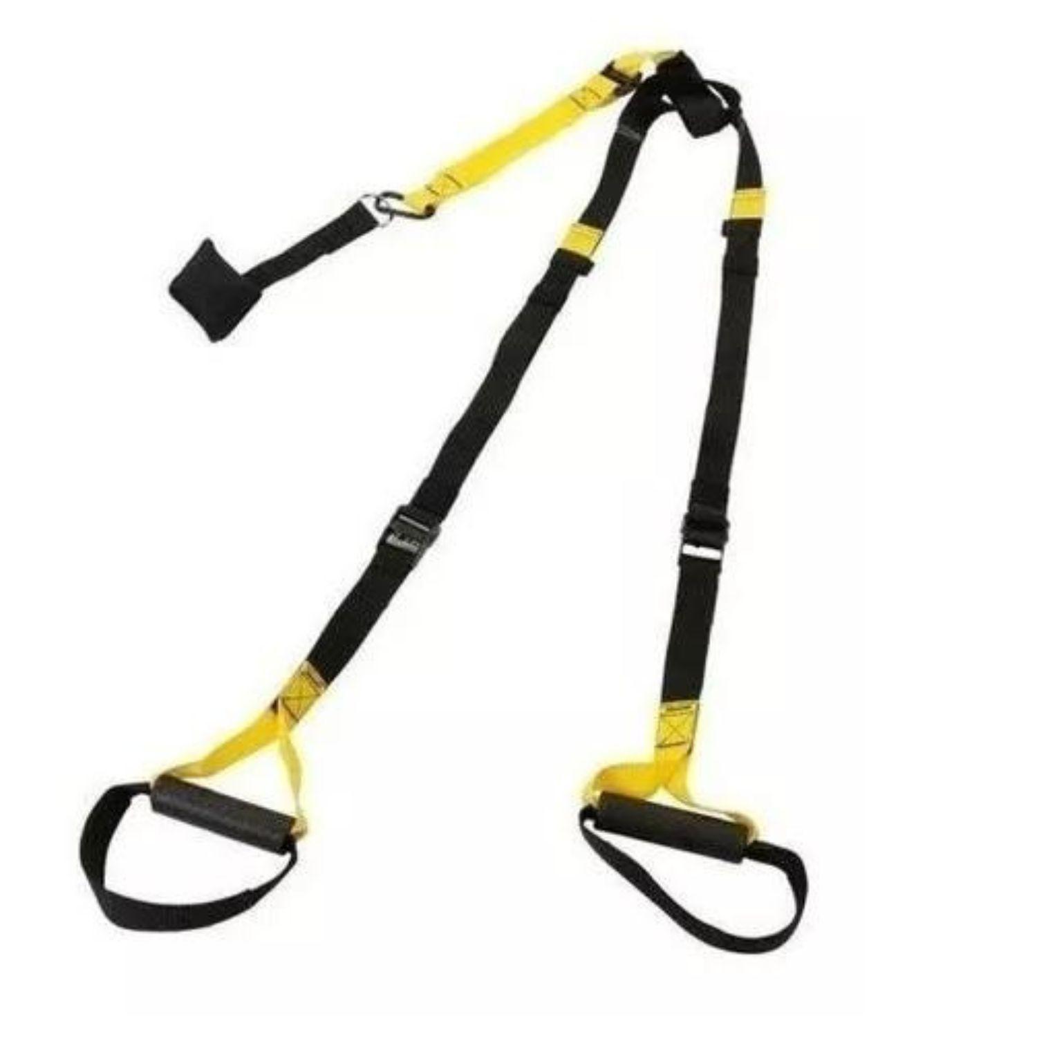 BANDA CUERDA DE EJERCICIOS SUSPENSION FITNESS Y CROSSFIT AK93-4