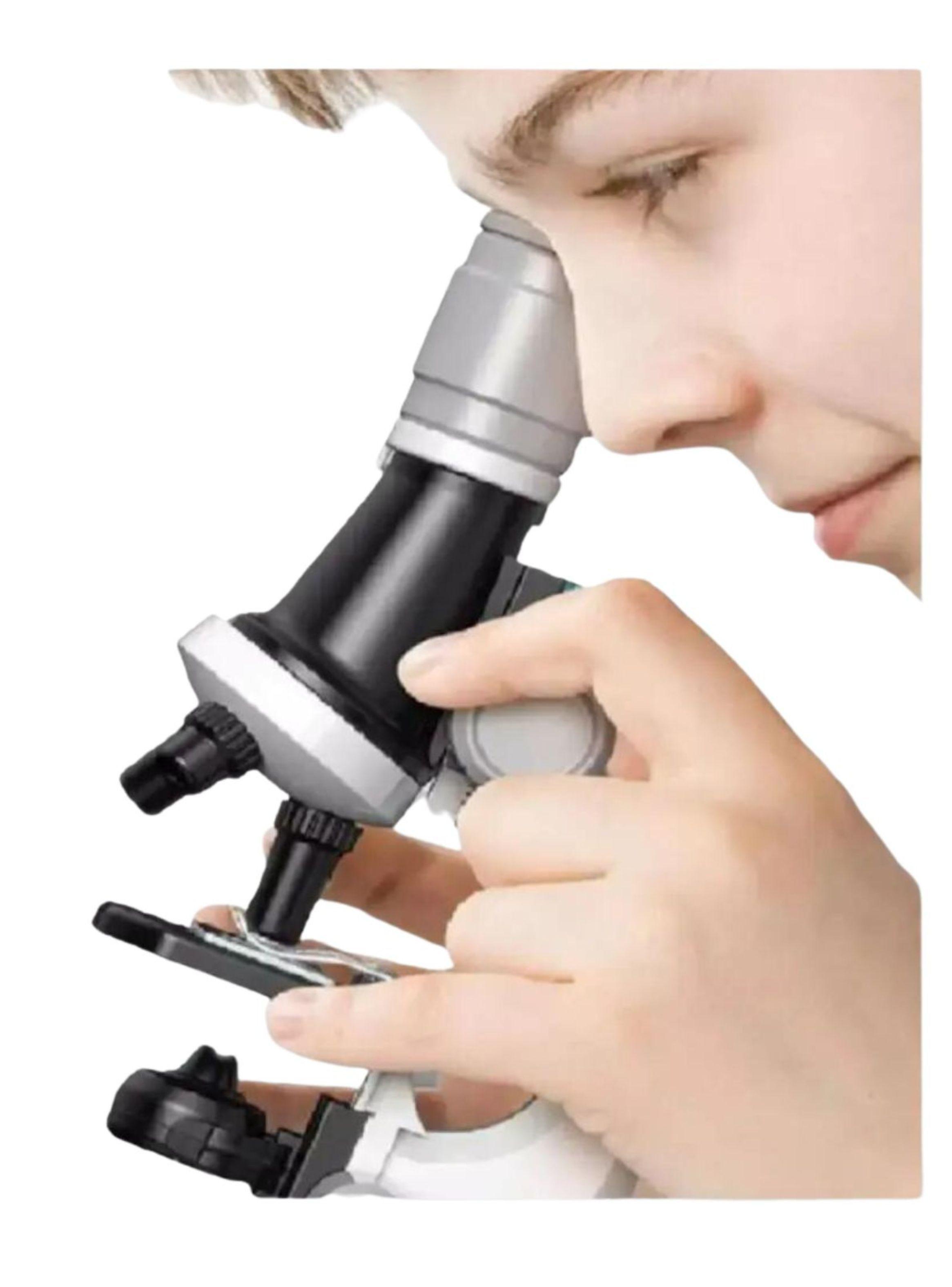 Microscopio educativo 1200x con Luz led y accesorios Mz60-3