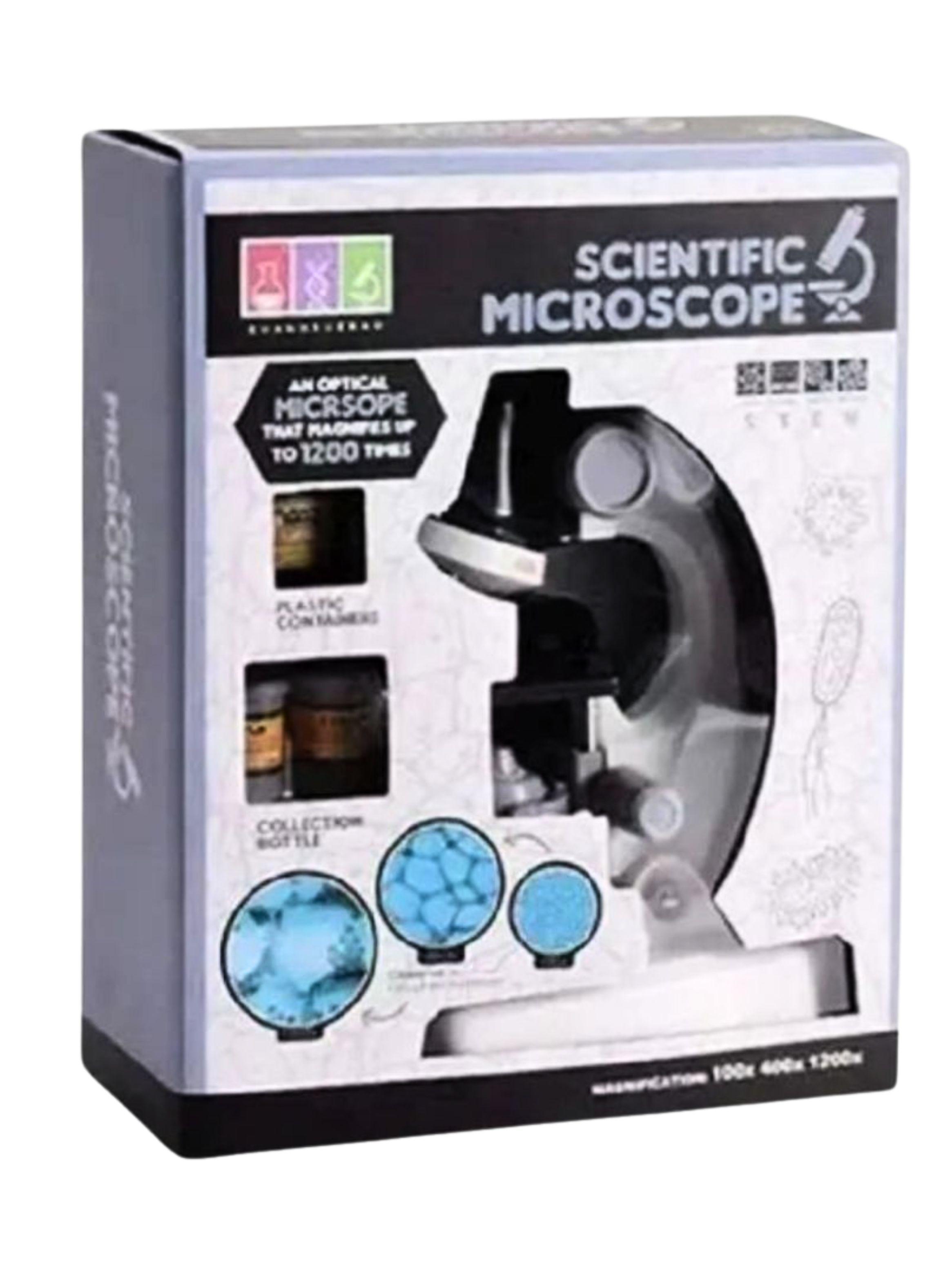 Microscopio educativo 1200x con Luz led y accesorios Mz60-6