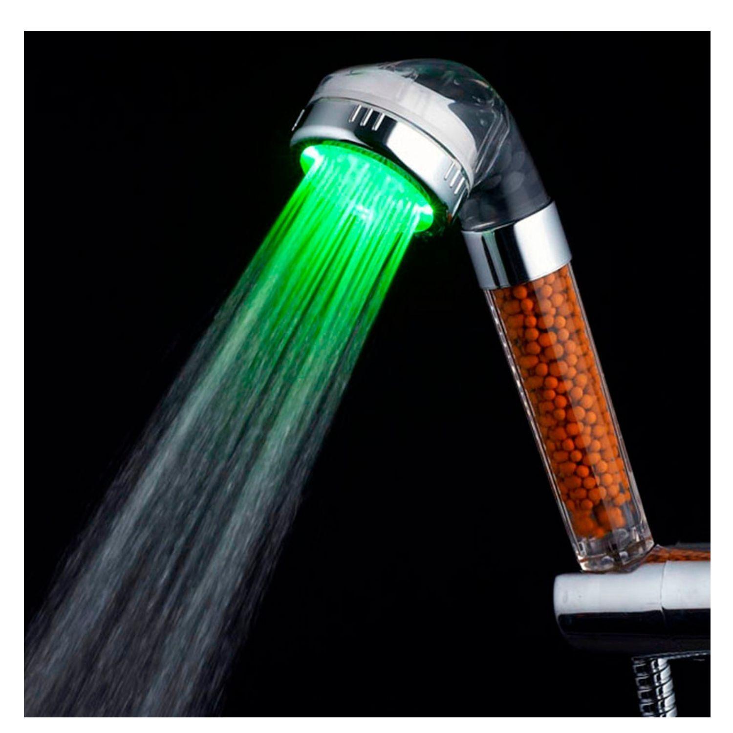 Cabezal Led Ducha Luces Colores Temperatura MX40-5