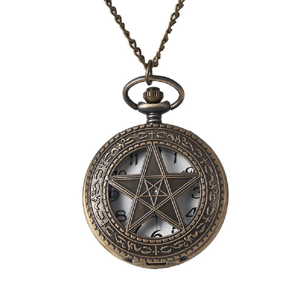 Reloj Bolsillo Retro Five Star Pentagrama Am20-2