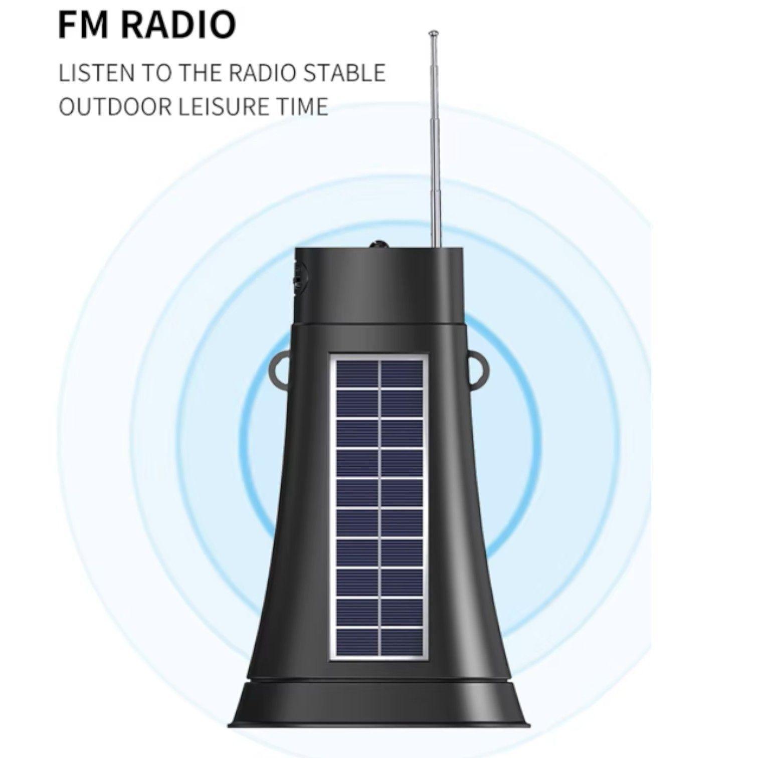 MEGAFONO SOLAR BLUETOOTH INALÁMBRICO ALTAVOZ NC15-1