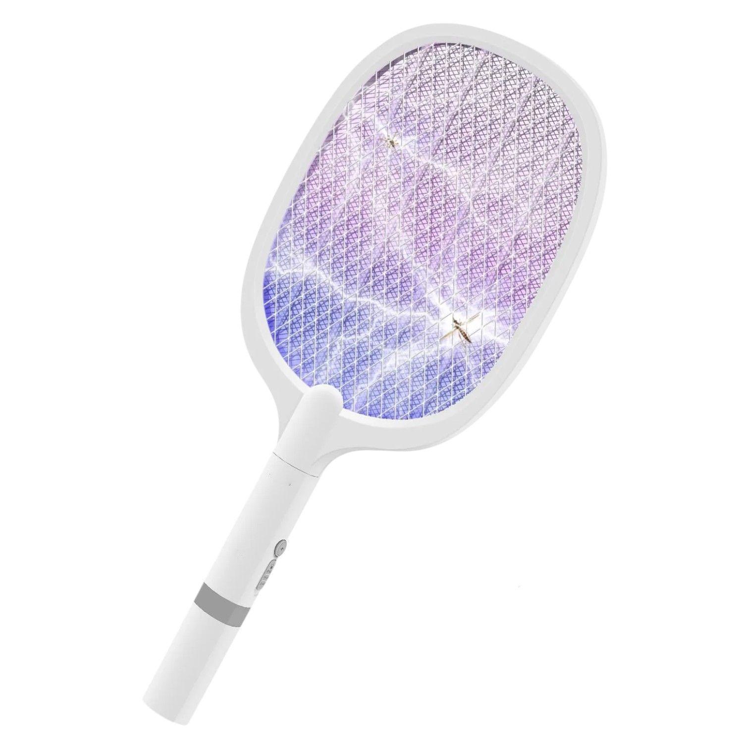 RAQUETA MATAMOSCAS MATA MOSQUITOS RECARGABLE UV NC53-0