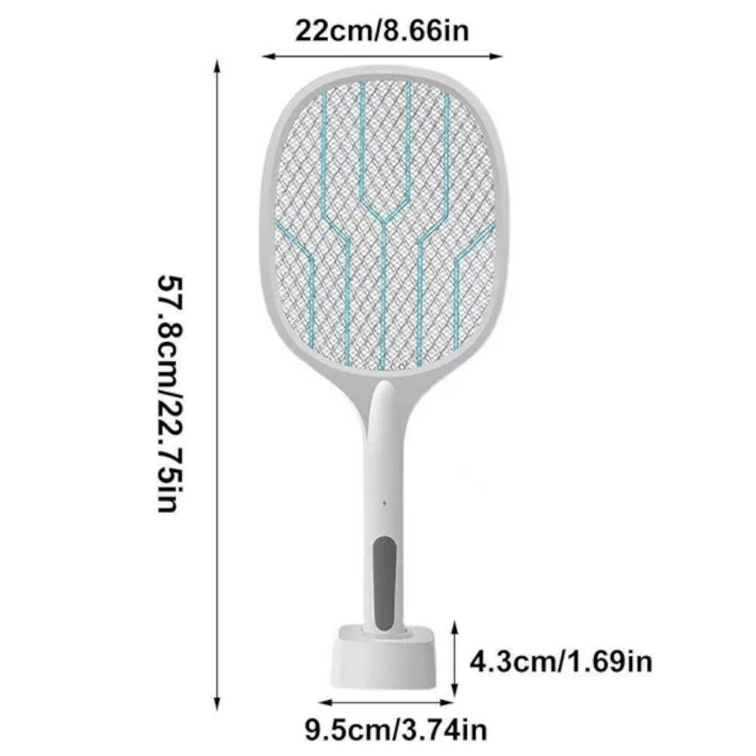 RAQUETA MATAMOSCAS MATA MOSQUITOS RECARGABLE UV NC53-1