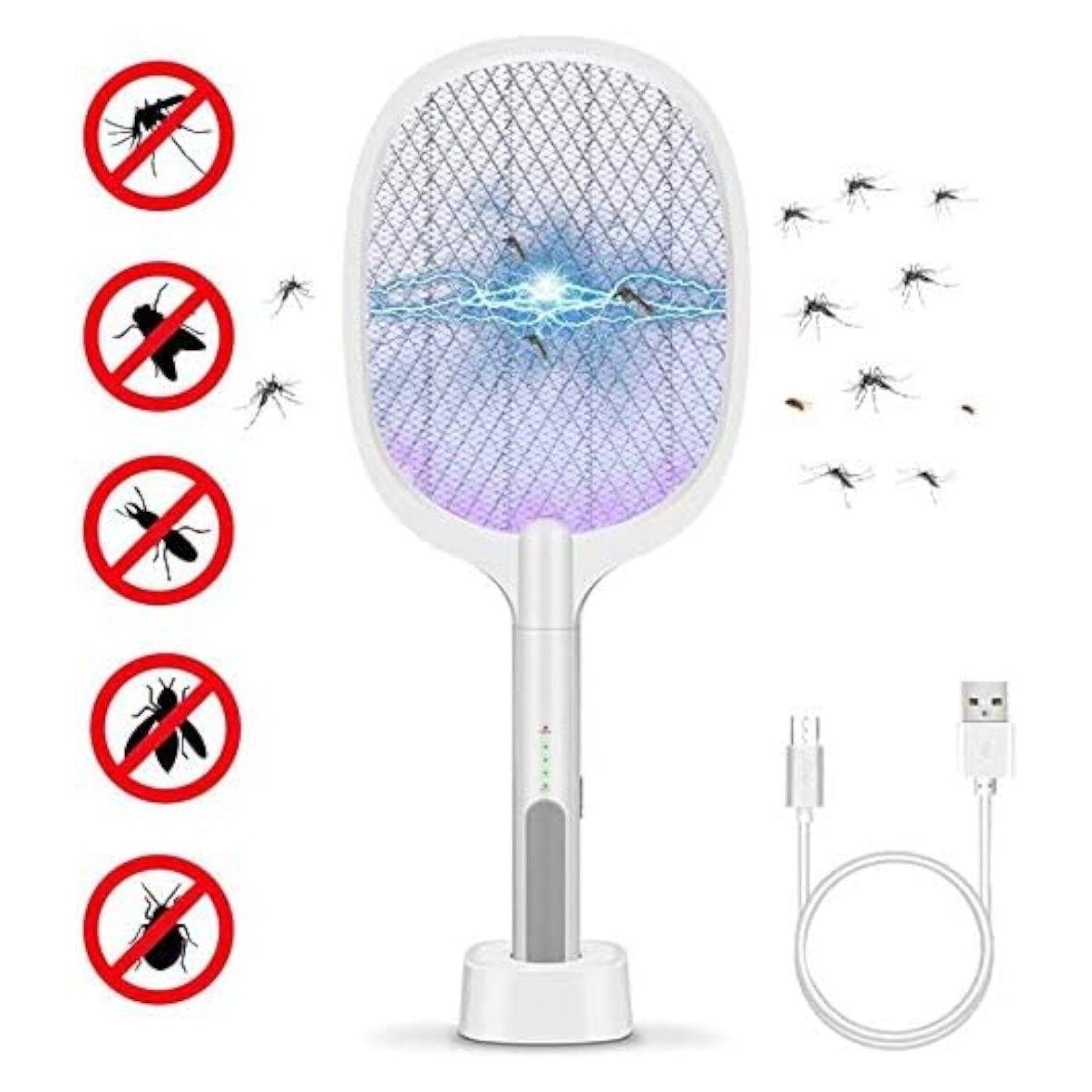 RAQUETA MATAMOSCAS MATA MOSQUITOS RECARGABLE UV NC53-2