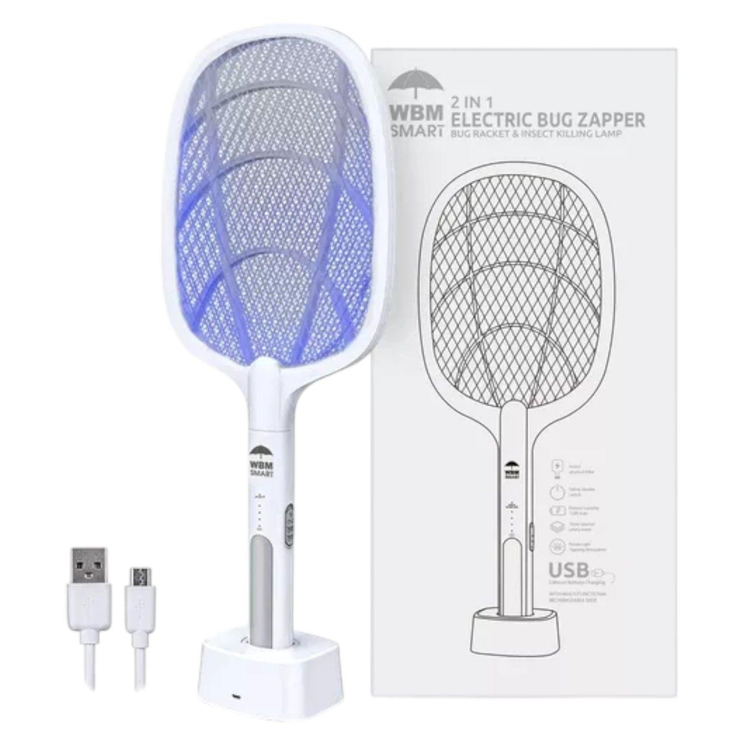 RAQUETA MATAMOSCAS MATA MOSQUITOS RECARGABLE UV NC53-3