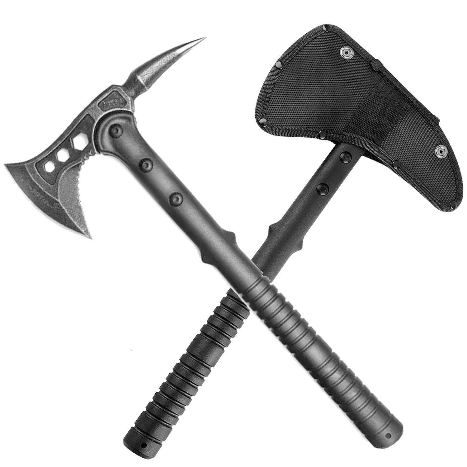  HACHA TOMAHAWK BACK CON PUNTA y FUNDA AC59-0