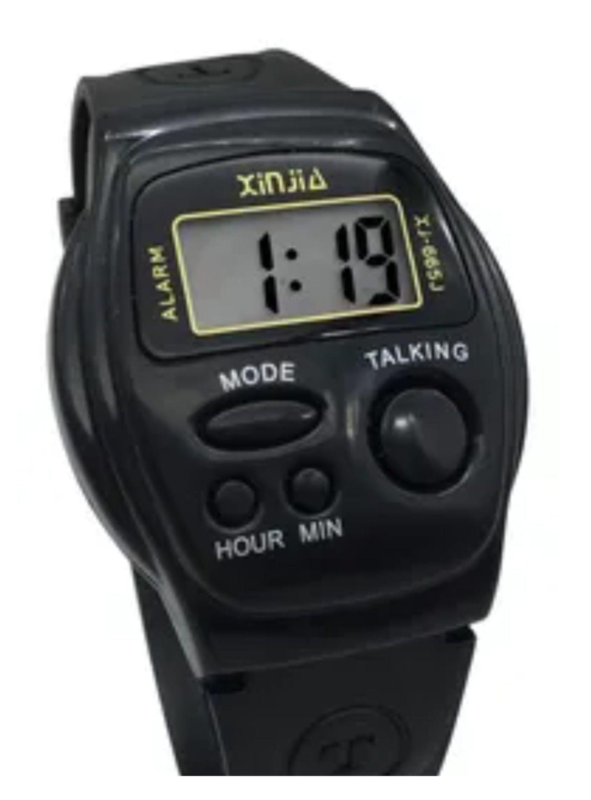 RELOJ DEPORTIVO DIGITAL HABLA EN ESPA OL CIEGO UNISEX-1