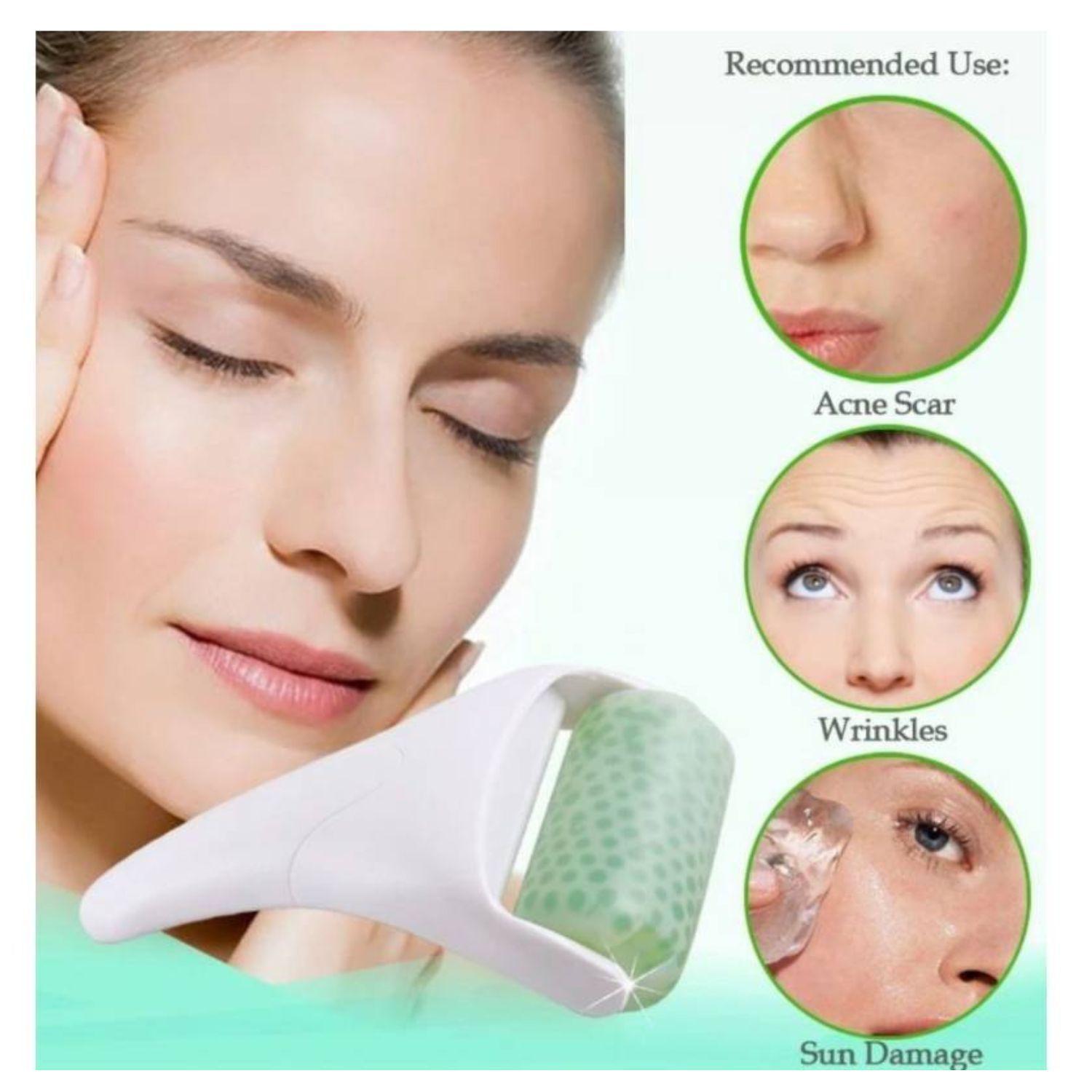 RODILLO PARA LA PIEL MASAJE FACIAL GEL FRÍO ICE ROLLER AK92-2