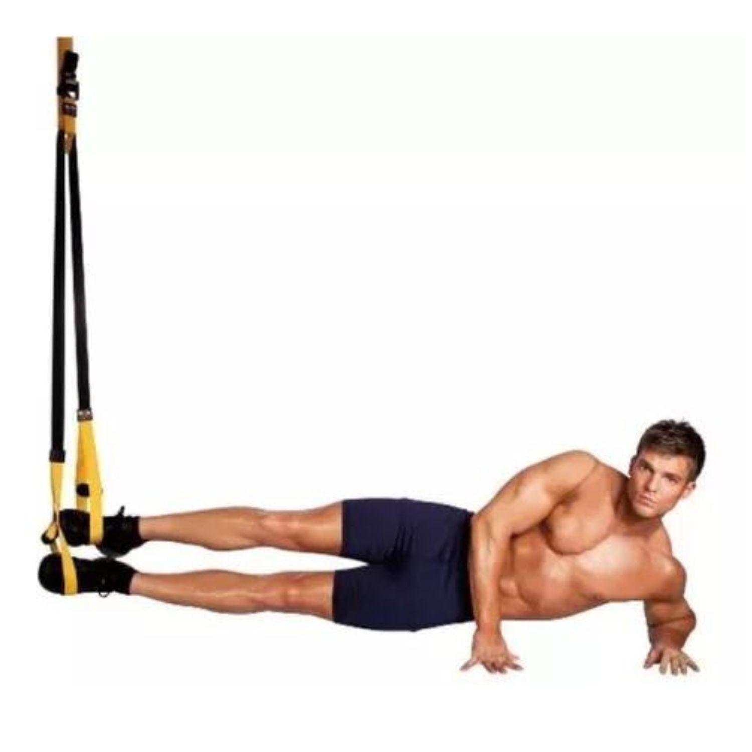BANDA DE EJERCICIOS SUSPENSION FITNESS Y CROSSFIT AK93-4