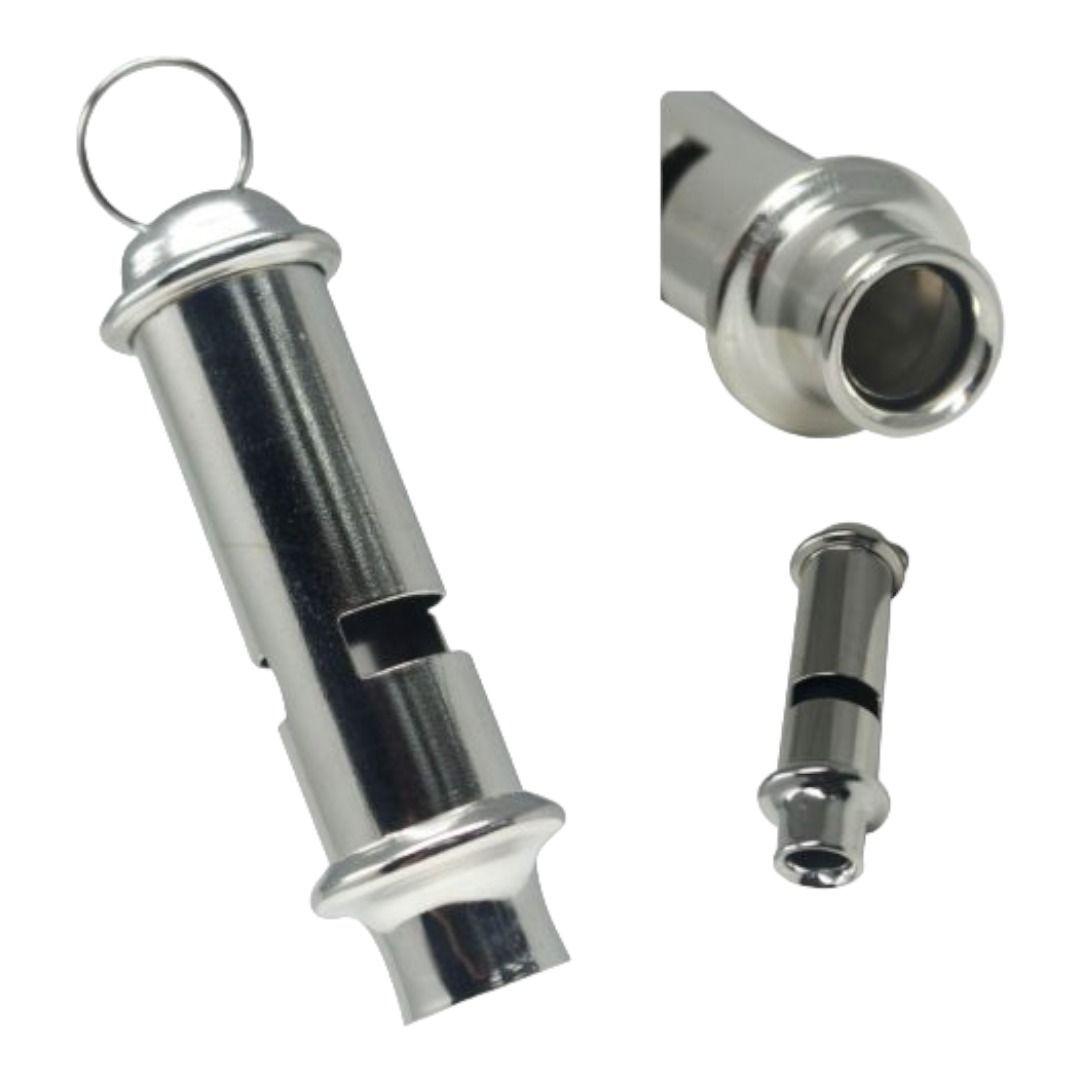 4 SILBATOS EMERGENCIA TUBULAR TIPO SCOUT METALICO POTENTE AGUDO AL25-2
