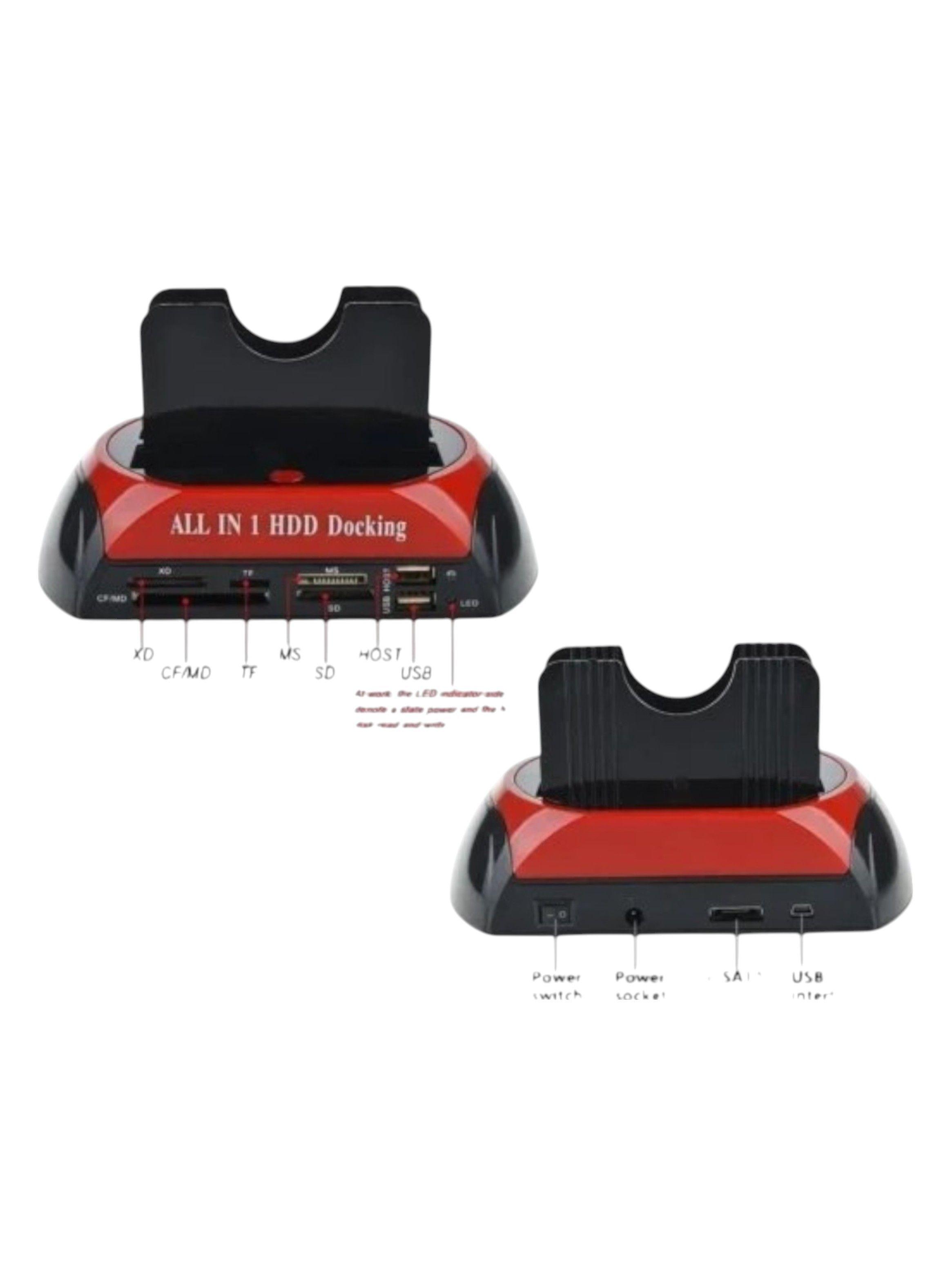 DUPLICADOR DISCO DURO BASE DOCKING 2.5-3.5 SATA USB 3.0 NC90-6