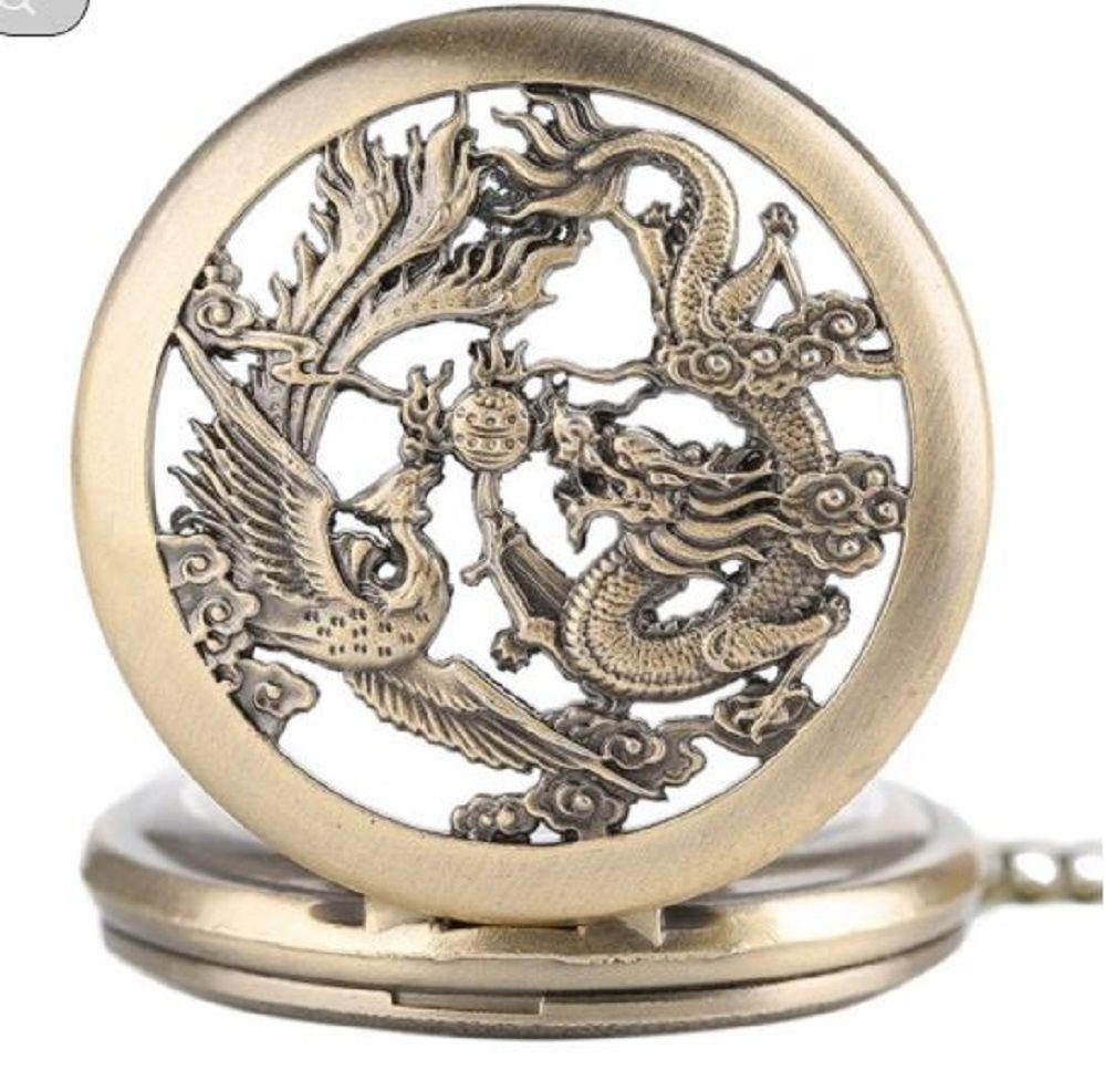 Reloj Bolsillo Vintage Dragon Fenix Quartz AL14-3