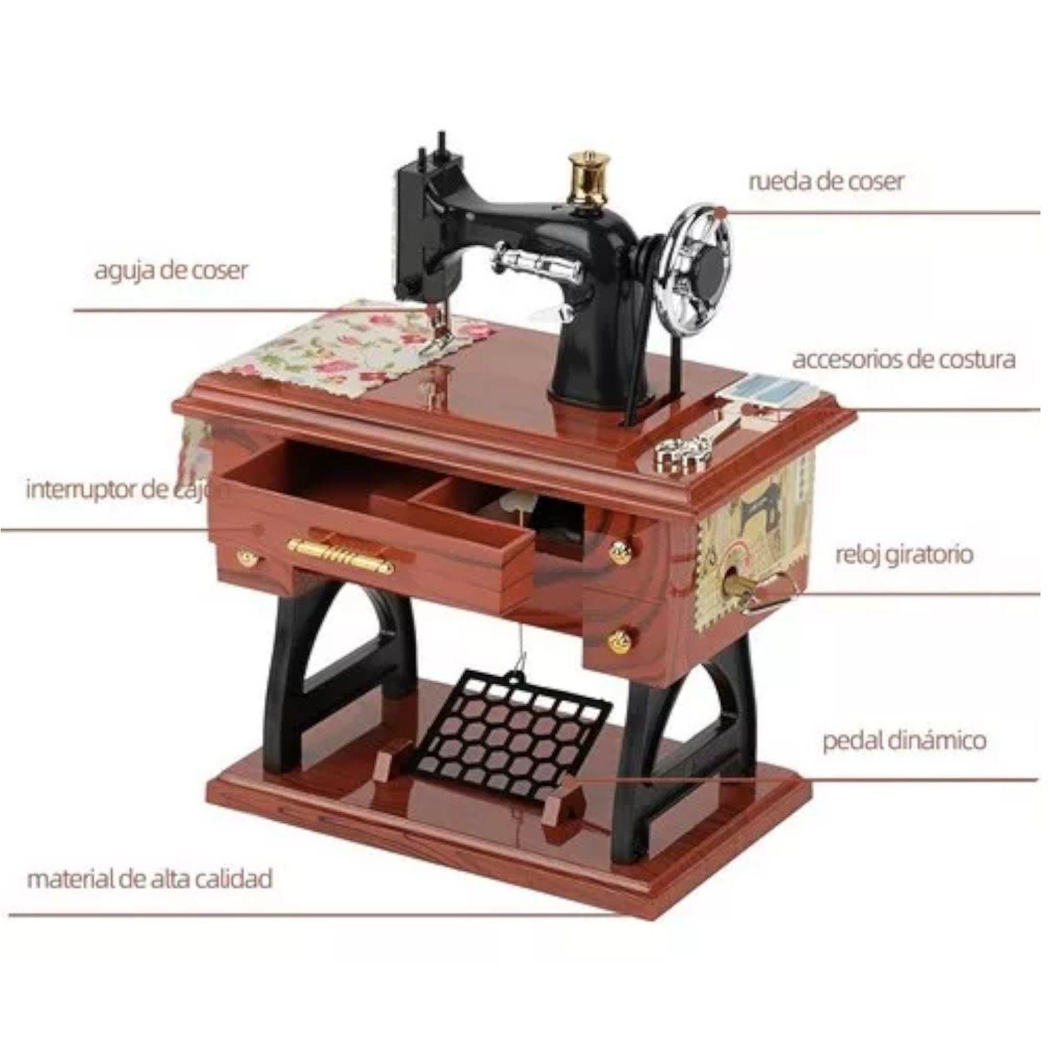 MÁQUINA DE COSER CAJA MUSICAL MINI VINTAGE NC35-2