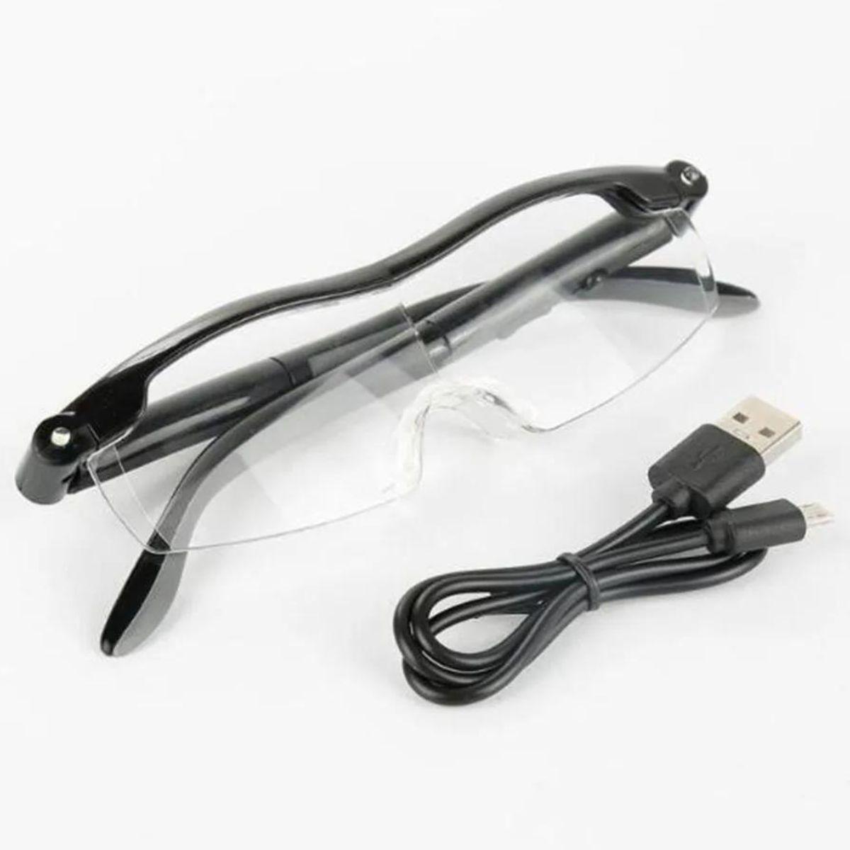 Lentes Lupa Luz Led Anti Luz Azul 160% Recargable Na89-1