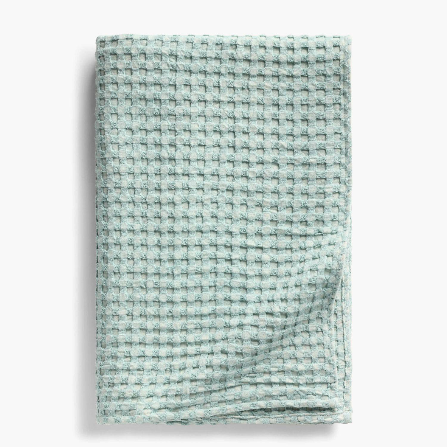 Cubrecama Ola 240x260 Menta (Cama 2 Plazas o Queen)-1