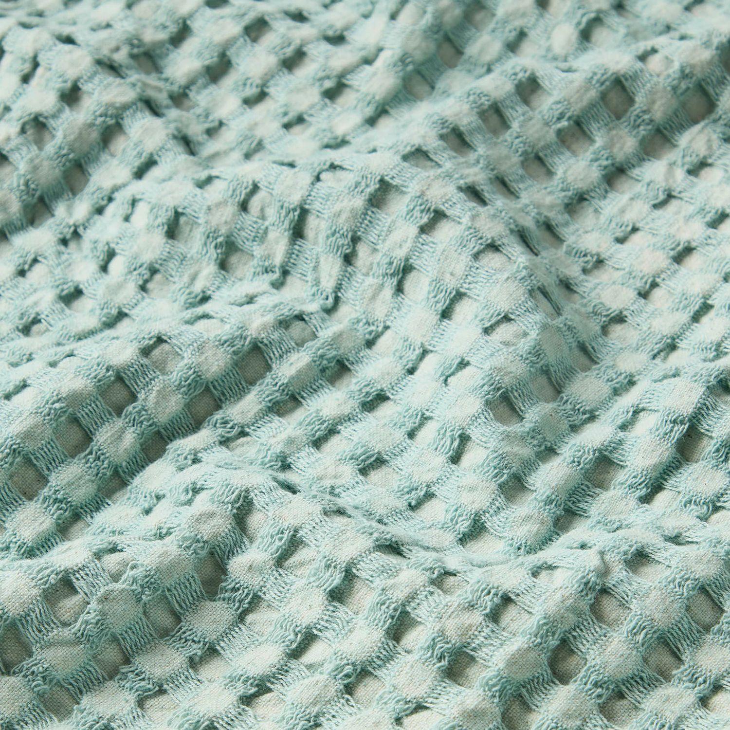 Cubrecama Ola 240x260 Menta (Cama 2 Plazas o Queen)-5