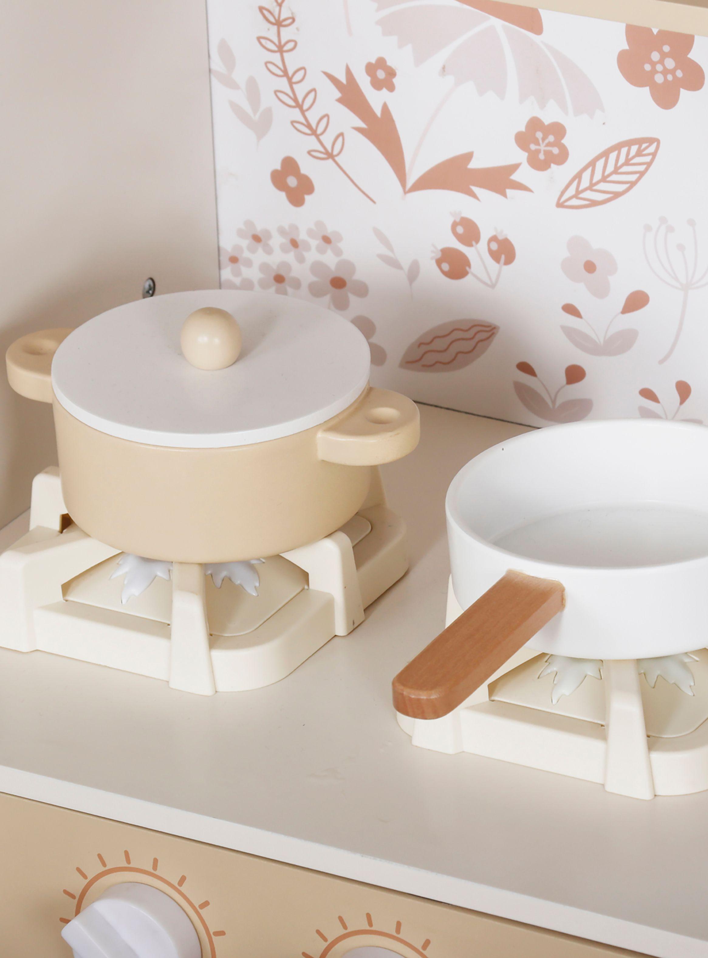 Cocina Infantil de Madera Matilde Crudo-2