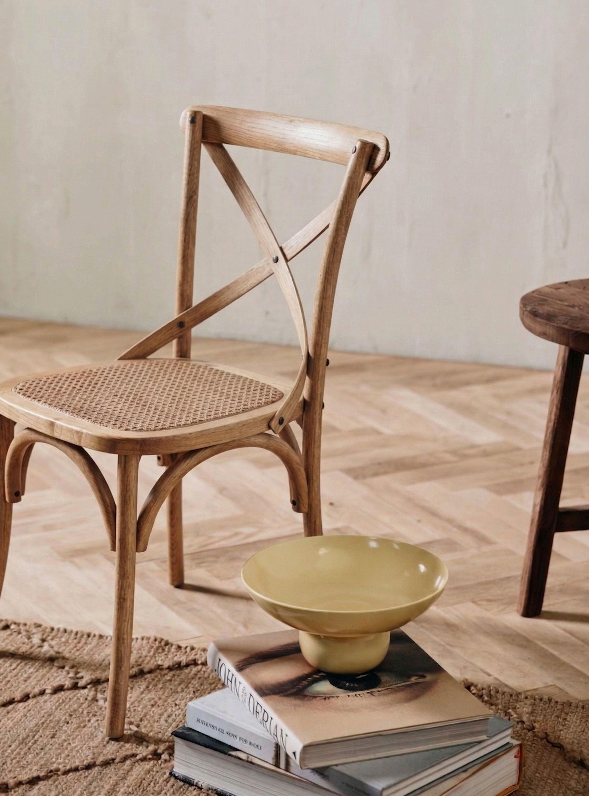 Silla Madera Tradition Junco Olmo Envejecido-5