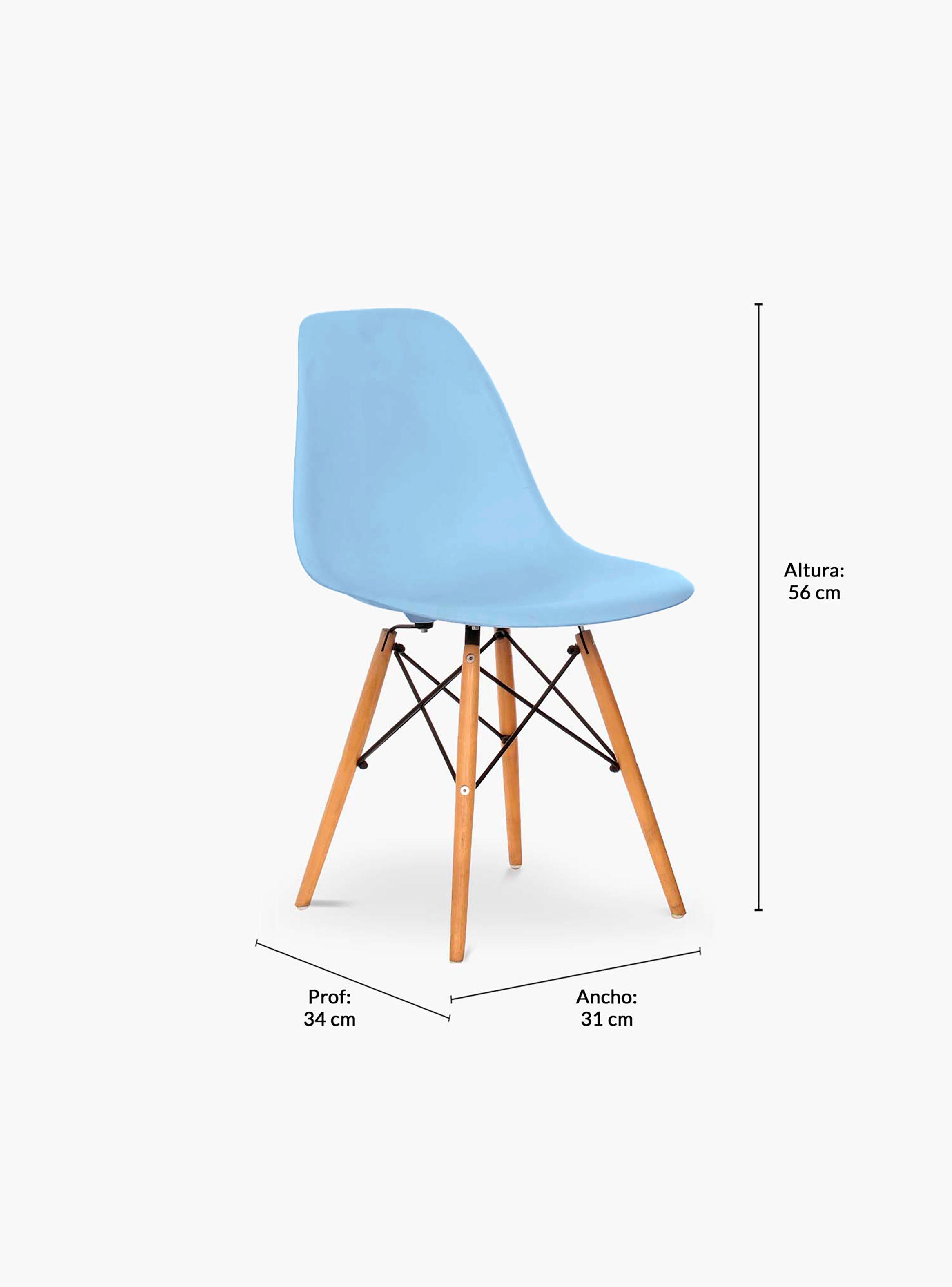 Silla Kids Eames DSW Celeste (Réplica)-4