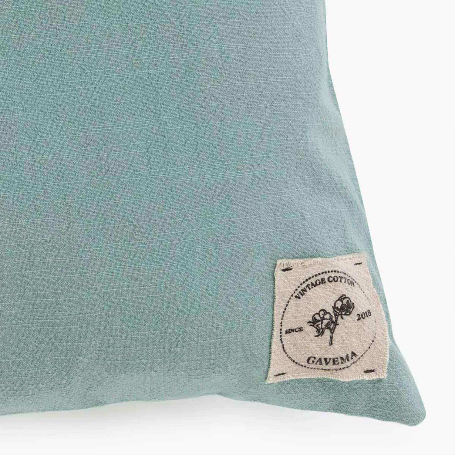 Funda Cojin Algodon Gavema 30x60 Verde-2