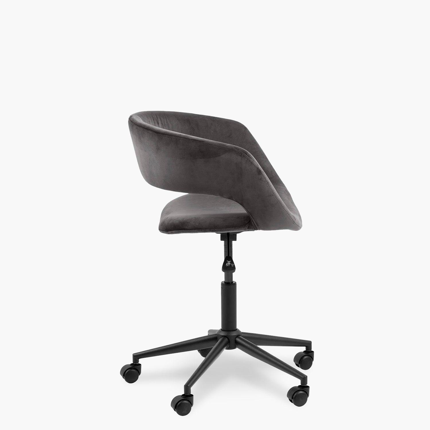 Silla de escritorio Grace Gris-3