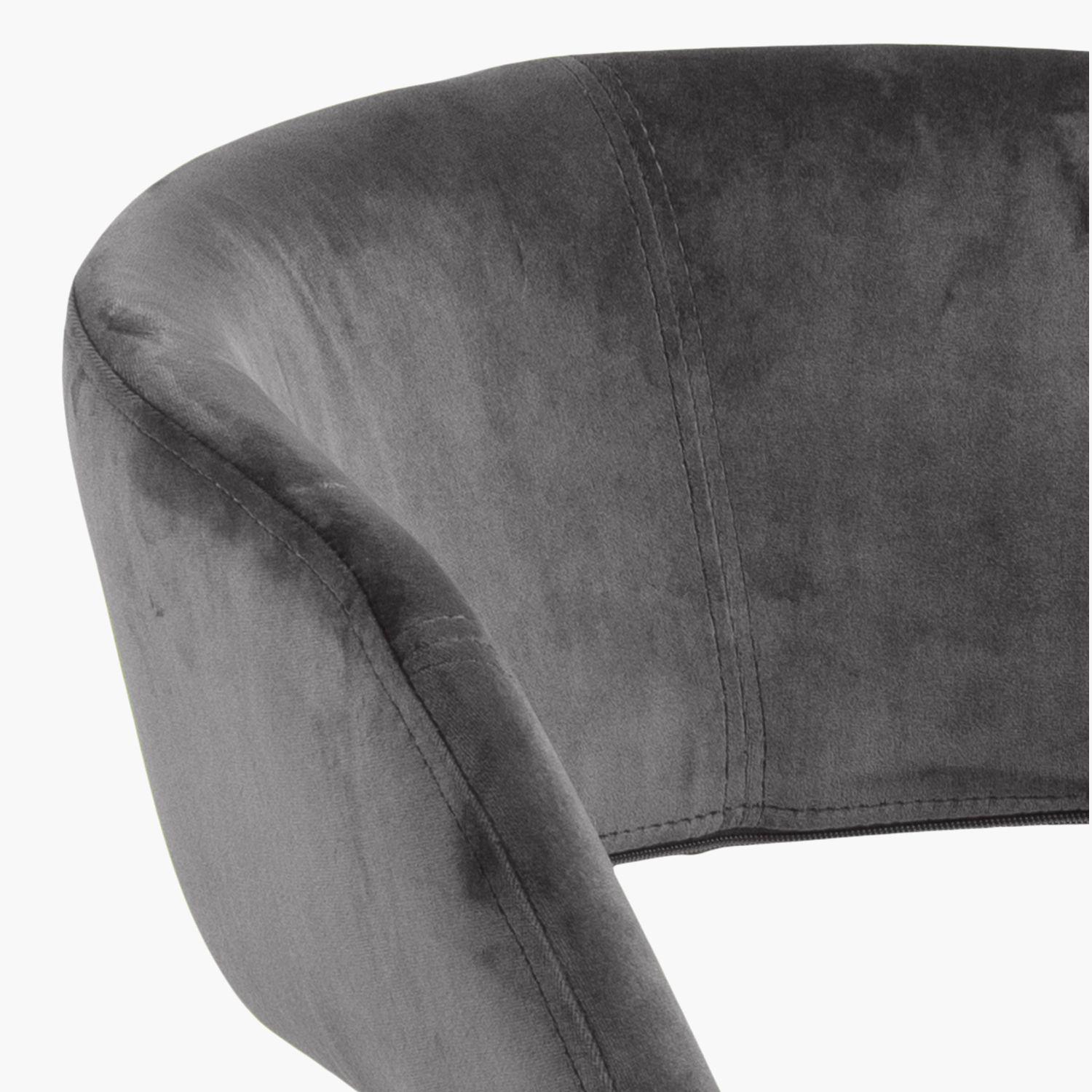 Silla de escritorio Grace Gris-4