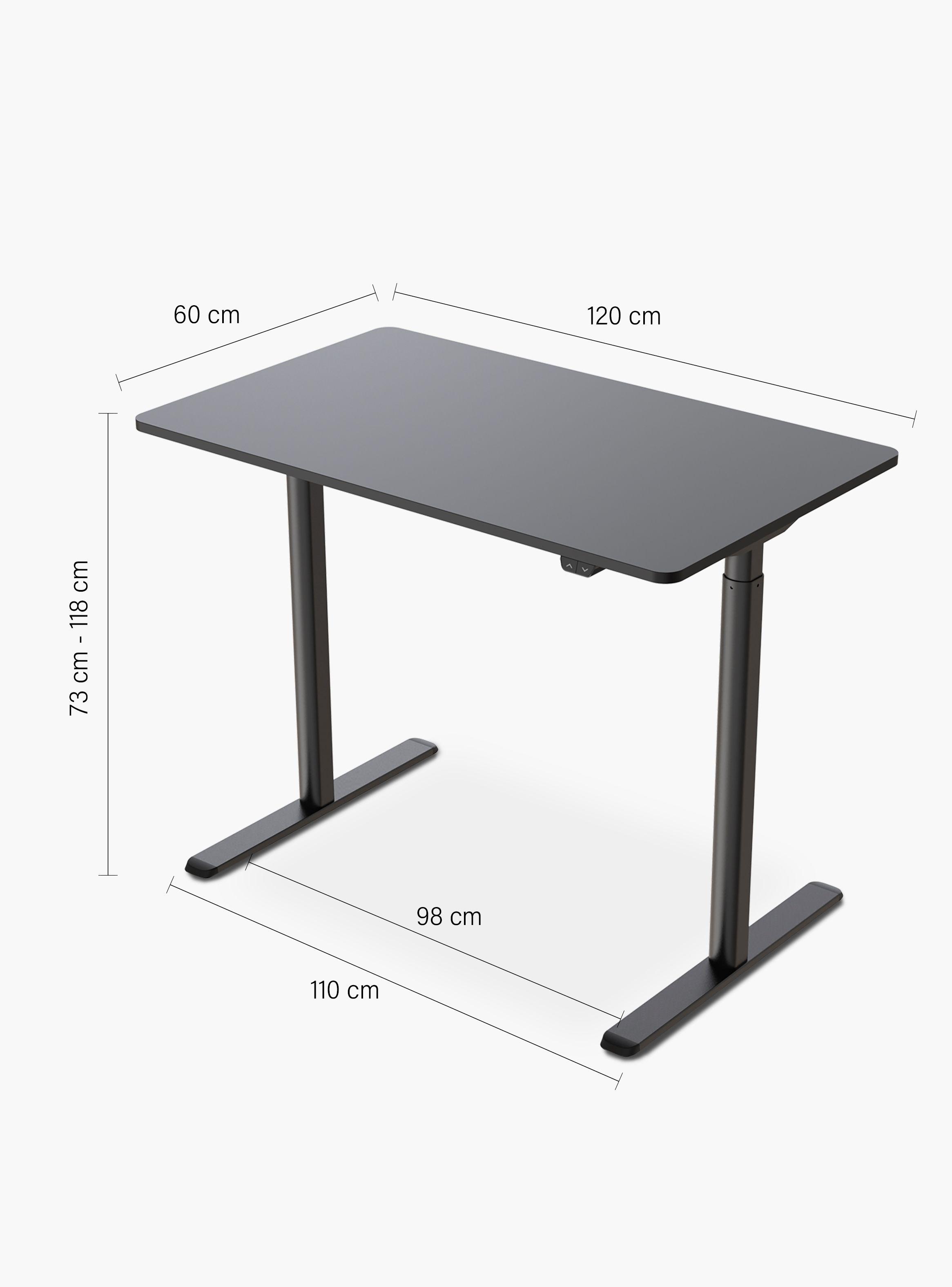 Escritorio Home Office Orion Eléctrico Negro-3