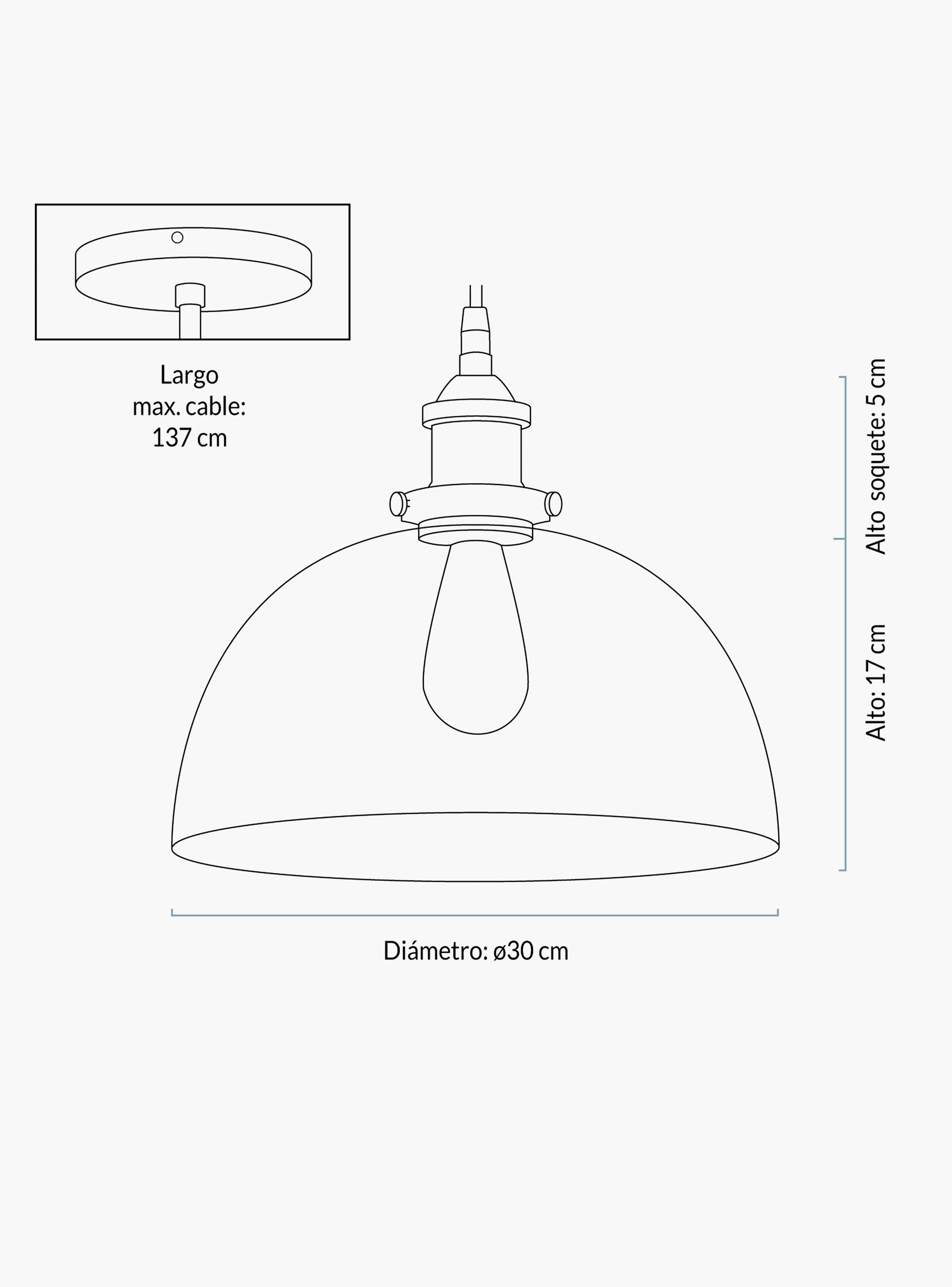 Lampara de colgar Domo-4