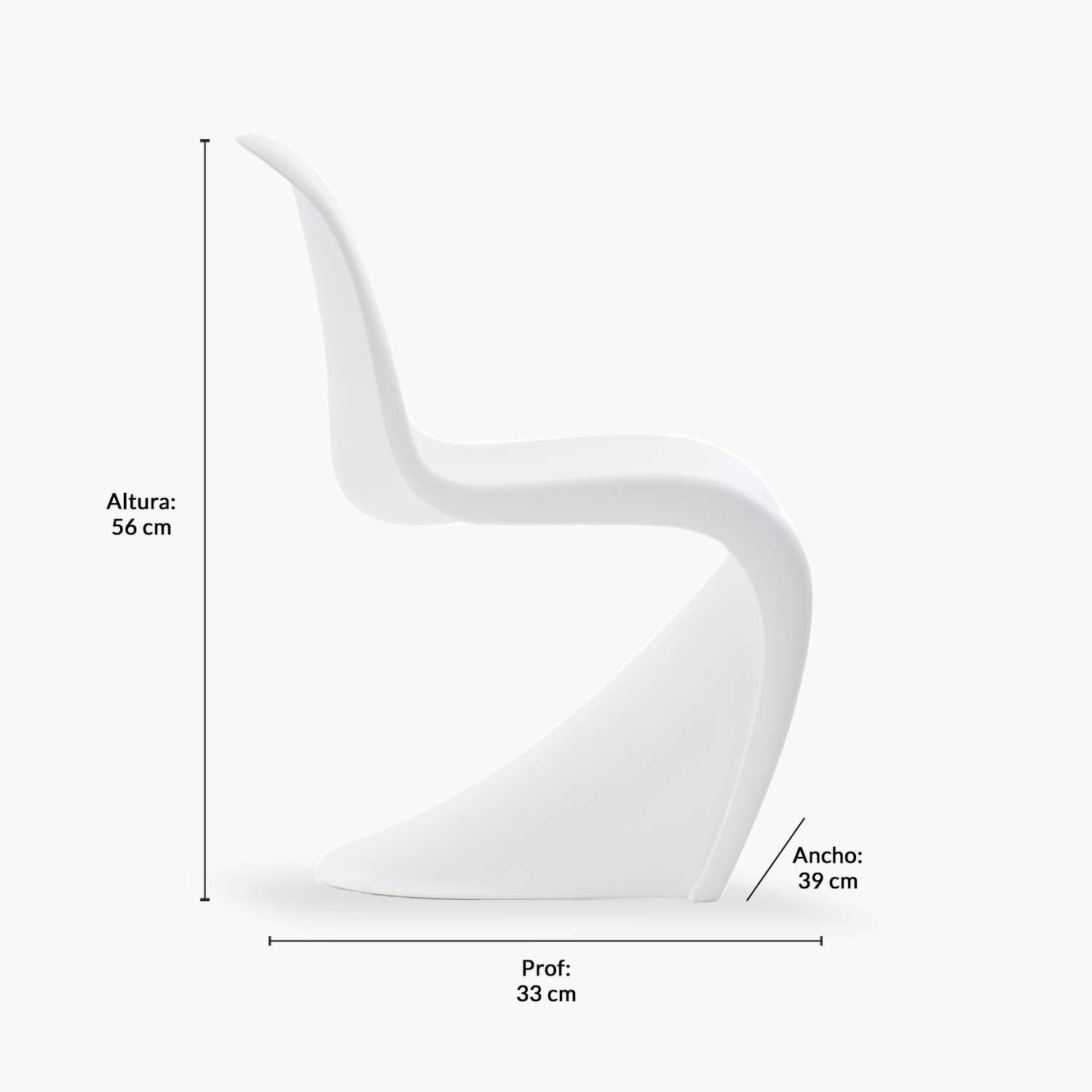 Silla Panton Kids Blanco-2