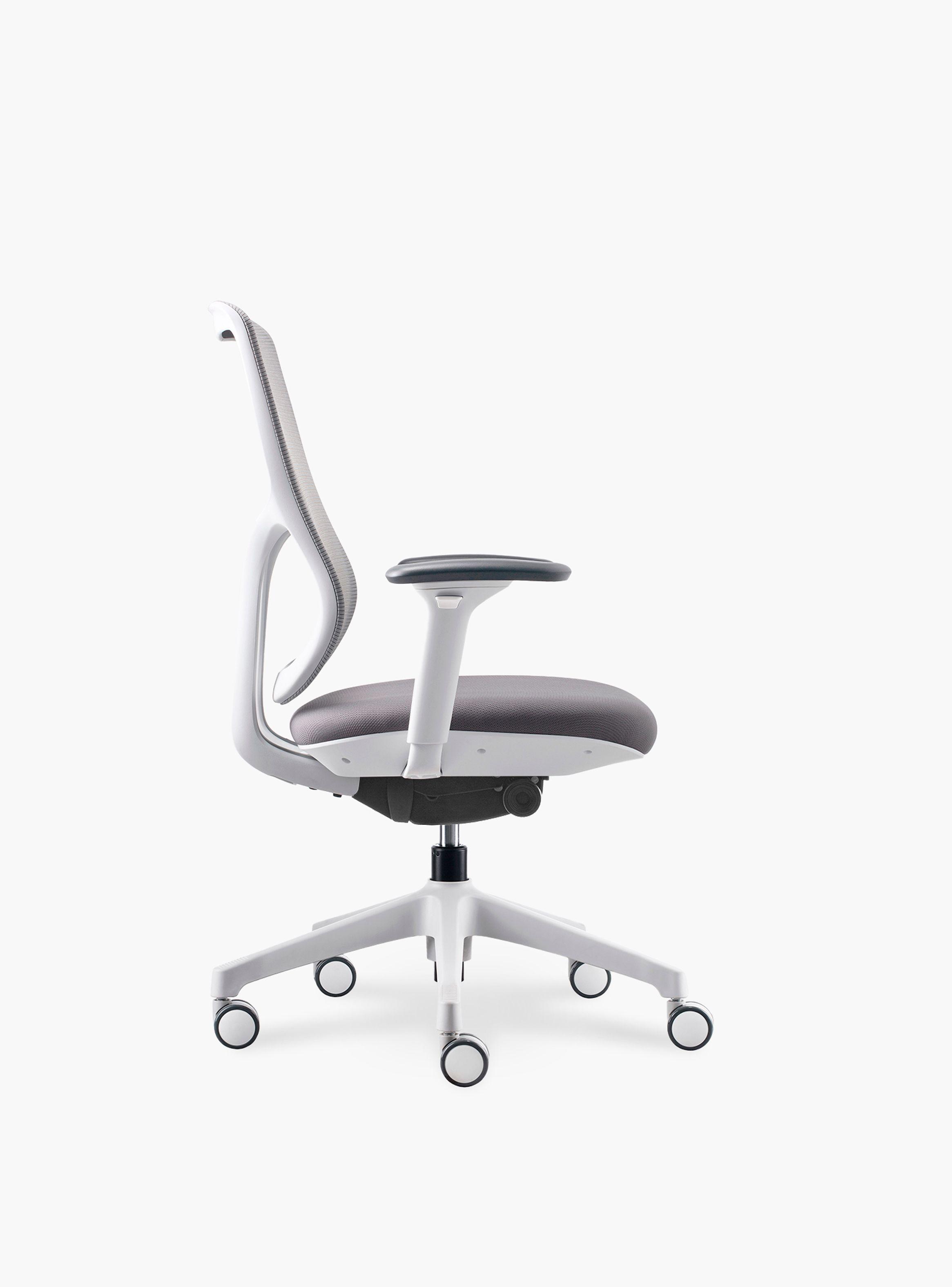 Silla oficina Chic Gris Claro-2